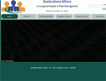 Tablet Screenshot of destinationsallianz.com